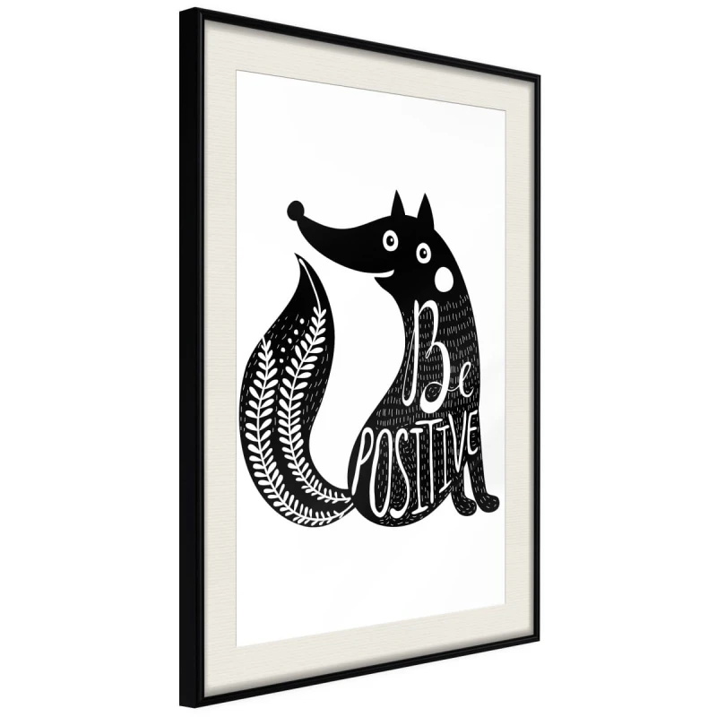 Plakat - Pozytywny lis