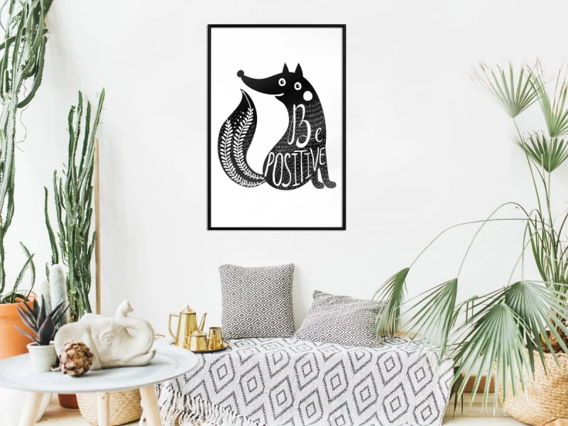 Plakat - Pozytywny lis