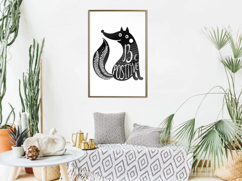 Plakat - Pozytywny lis