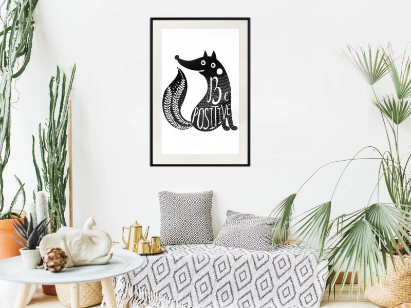 Plakat - Pozytywny lis