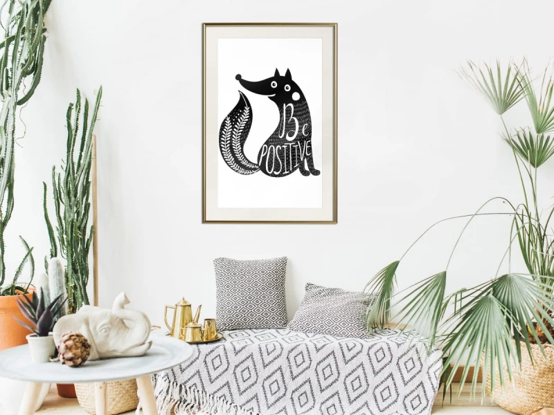 Plakat - Pozytywny lis