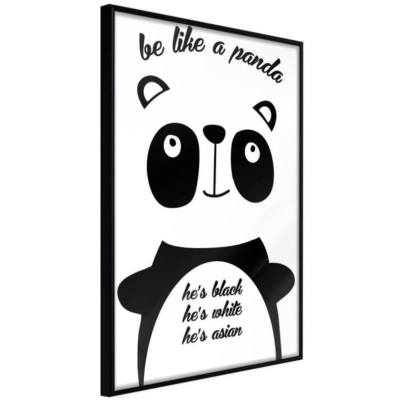 Plakat - Tolerancyjna panda