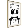 Plakat - Tolerancyjna panda