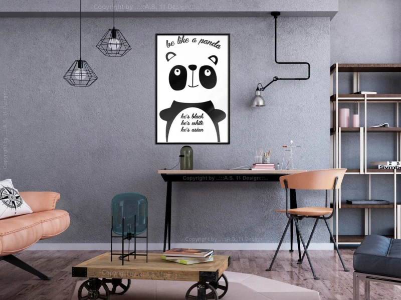 Plakat - Tolerancyjna panda