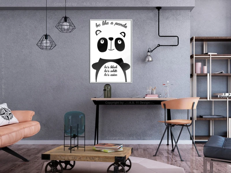 Plakat - Tolerancyjna panda
