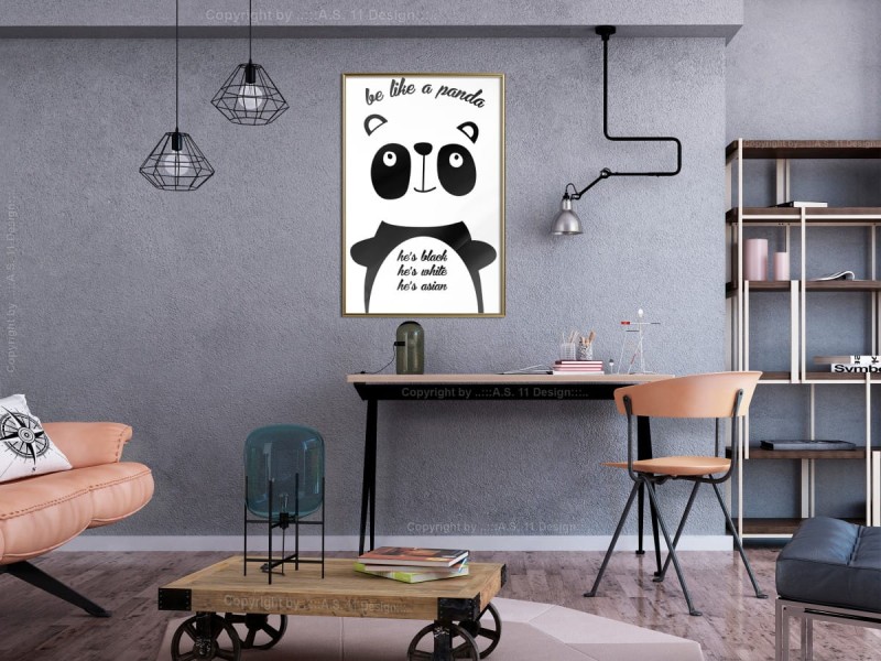 Plakat - Tolerancyjna panda