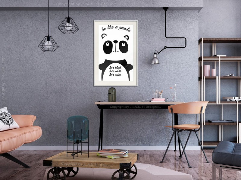 Plakat - Tolerancyjna panda