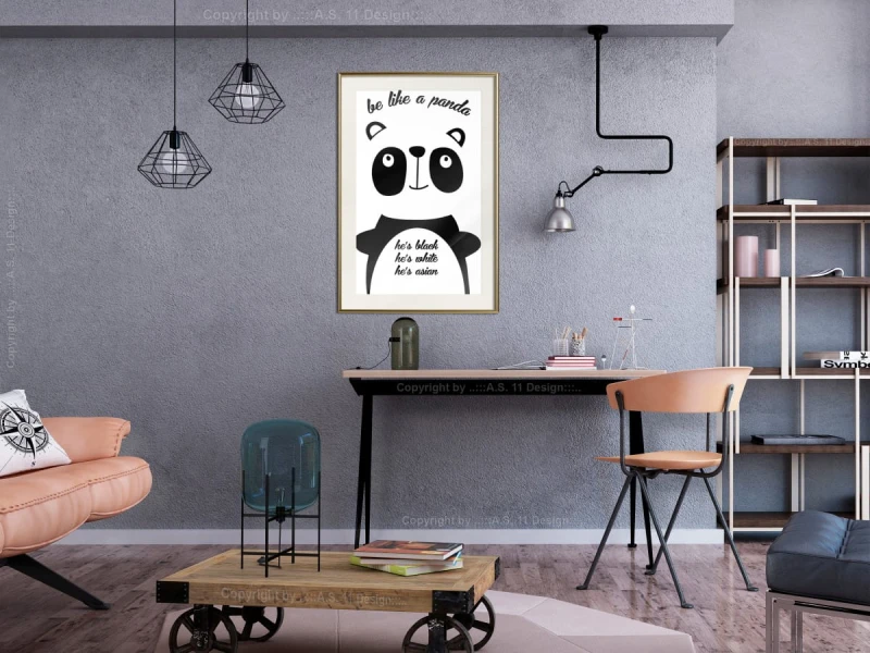 Plakat - Tolerancyjna panda