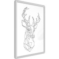 Plakat - Minimalistyczny jeleń