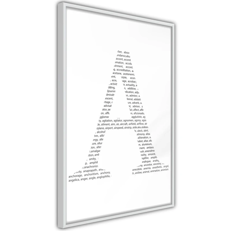 Plakat - Wielkie A