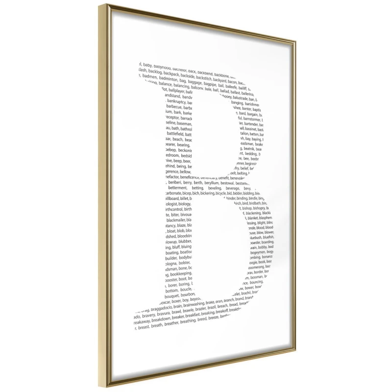 Plakat - Wielkie B