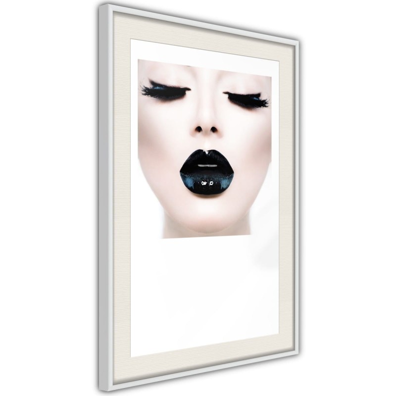 Plakat - Czarna szminka