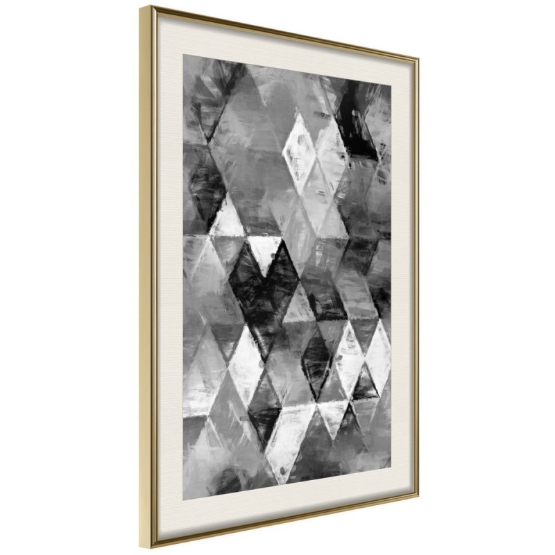 Plakat - Abstrakcyjne romby
