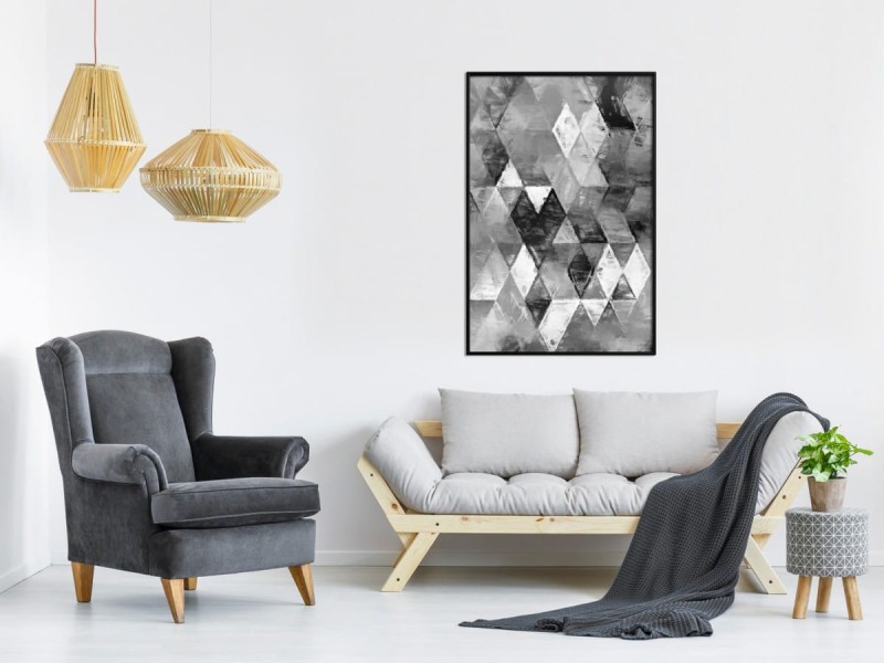 Plakat - Abstrakcyjne romby