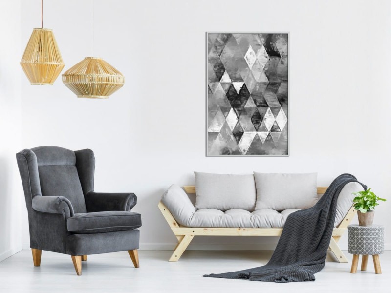 Plakat - Abstrakcyjne romby
