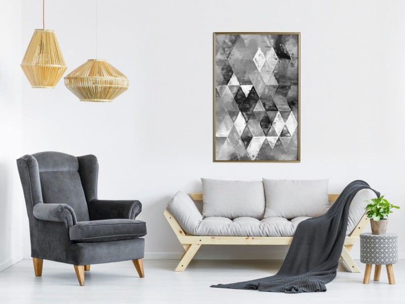 Plakat - Abstrakcyjne romby