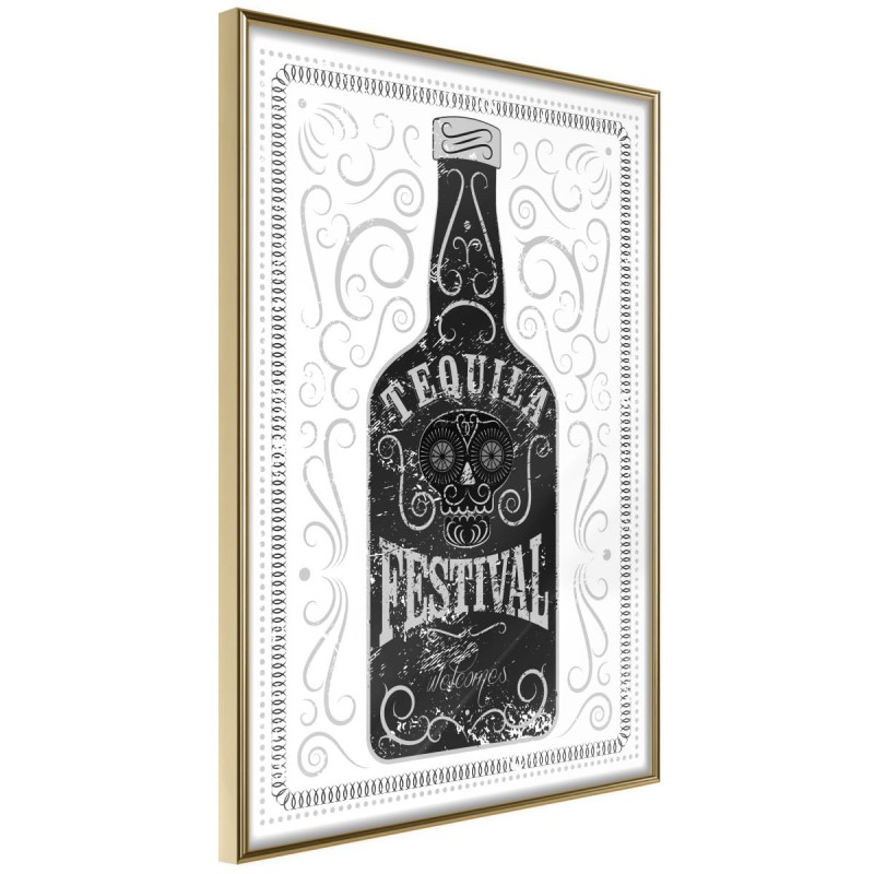 Plakat - Butelka tequili