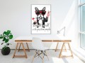 Plakat - Pozytywny buldog