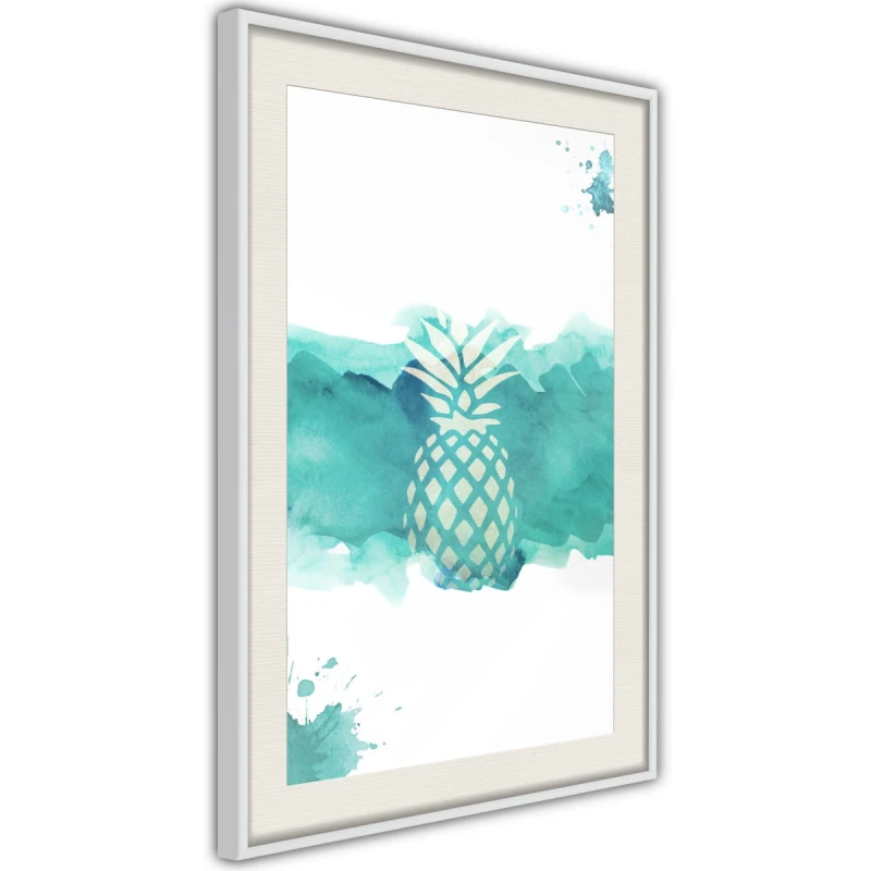 Plakat - Pastelowy ananas