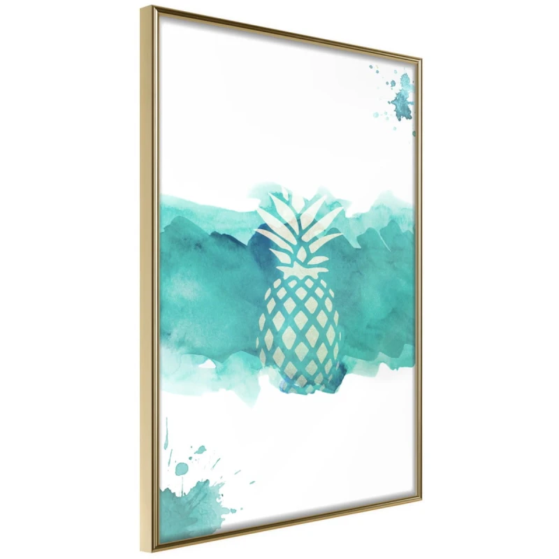 Plakat - Pastelowy ananas