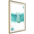 Plakat - Pastelowy ananas