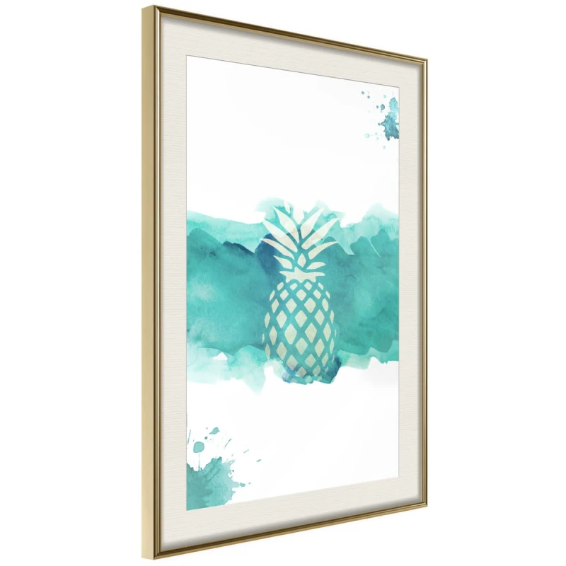 Plakat - Pastelowy ananas