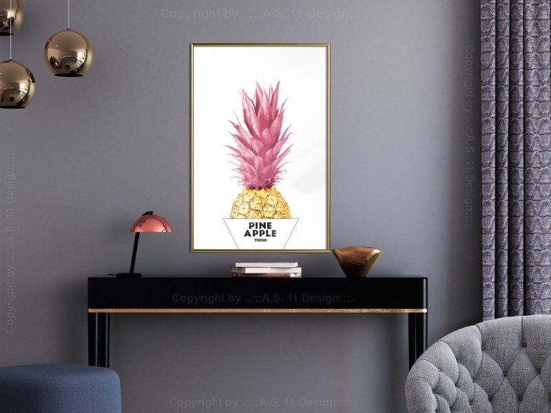 Plakat - Modny ananas