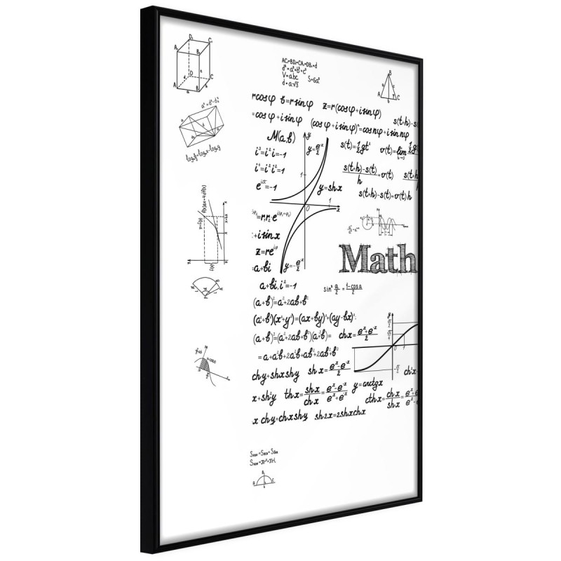 Plakat - Wzory matematyczne
