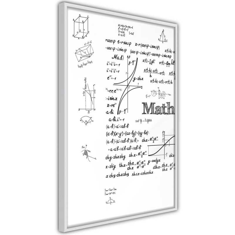 Plakat - Wzory matematyczne