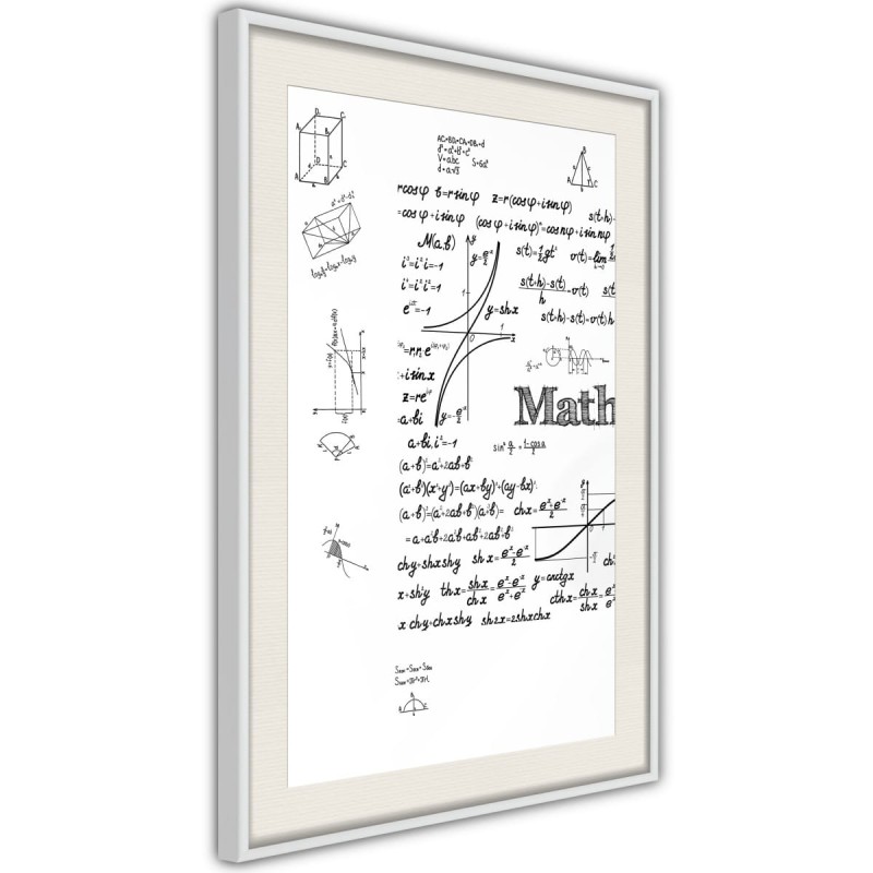 Plakat - Wzory matematyczne