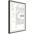 Plakat - Wzory matematyczne