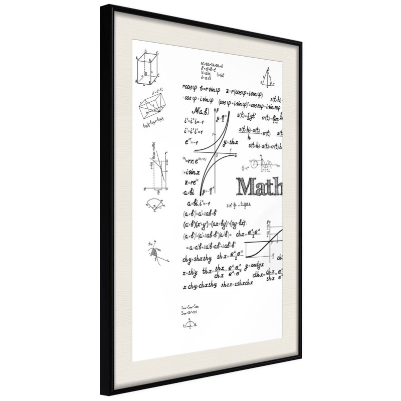 Plakat - Wzory matematyczne
