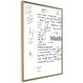 Plakat - Wzory matematyczne