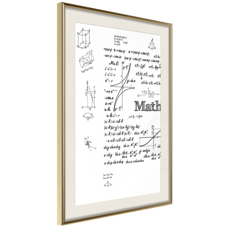 Plakat - Wzory matematyczne