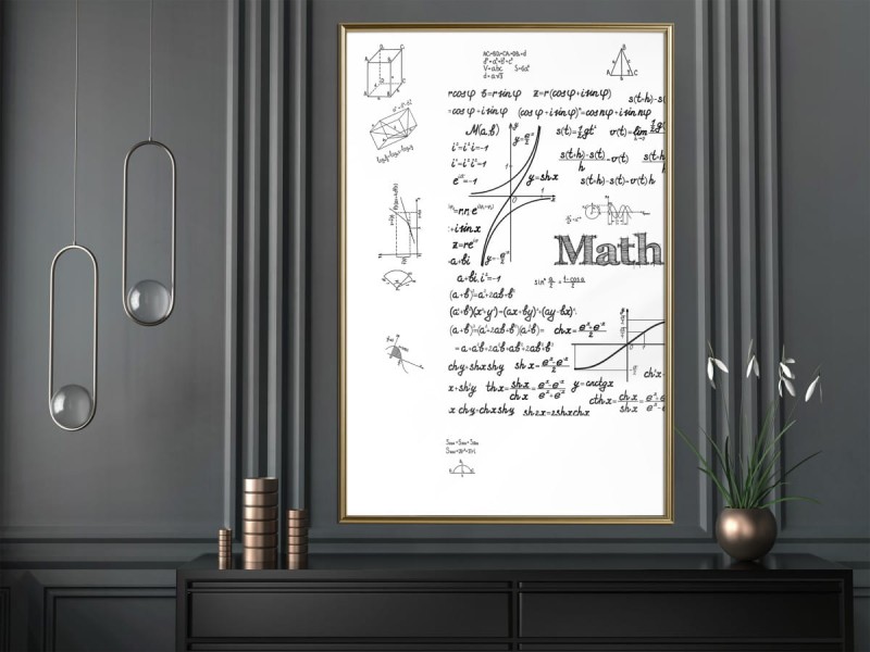 Plakat - Wzory matematyczne