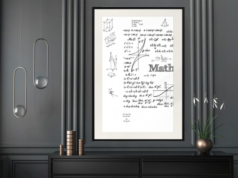 Plakat - Wzory matematyczne