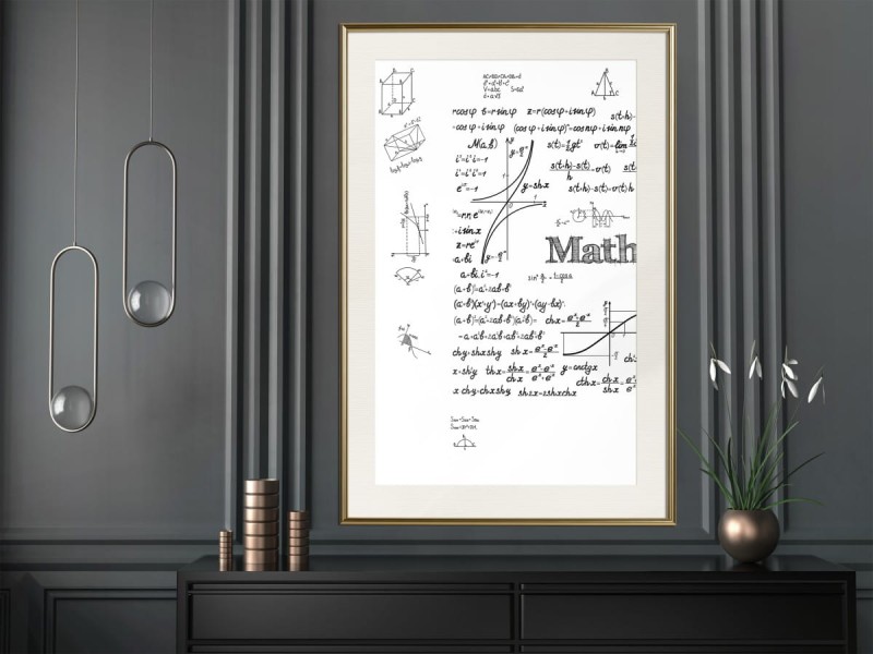 Plakat - Wzory matematyczne