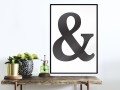 Plakat - Et (czarny)