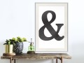 Plakat - Et (czarny)