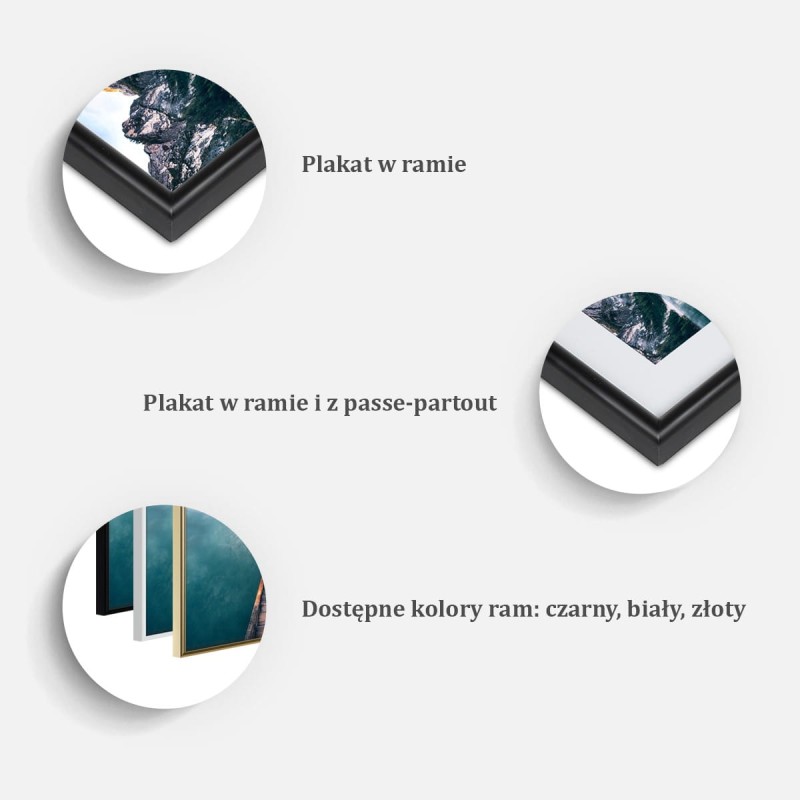Plakat - Błękitne oko
