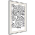 Plakat - Plan miasta: Londyn