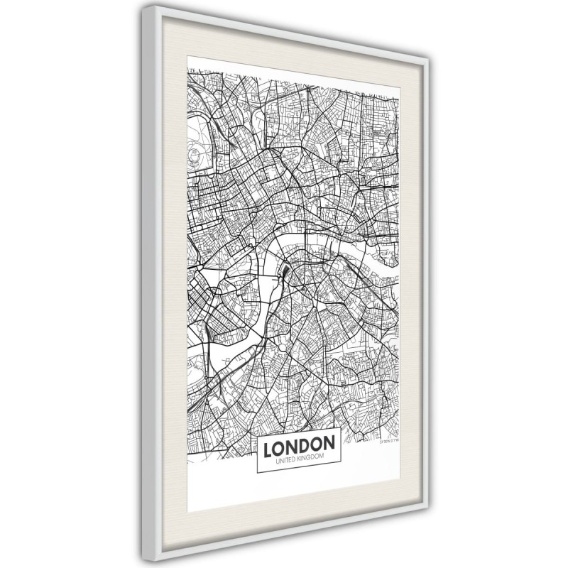 Plakat - Plan miasta: Londyn