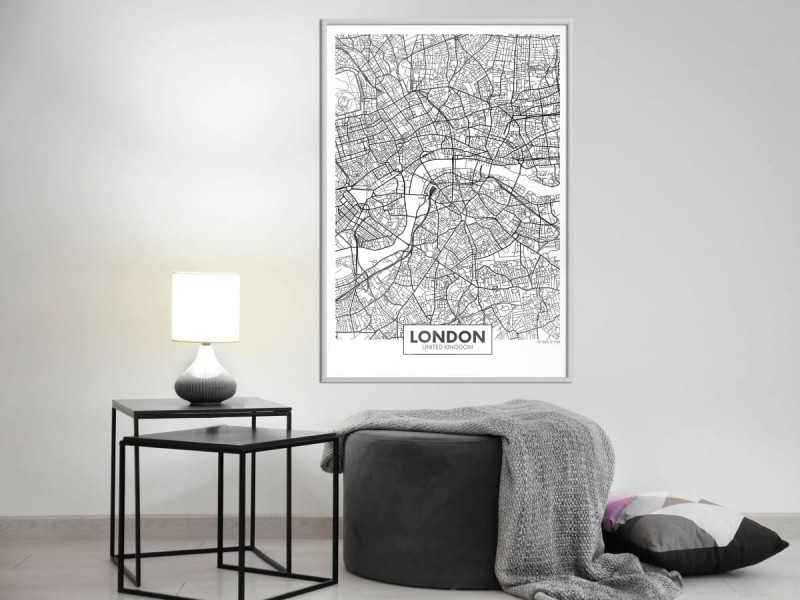 Plakat - Plan miasta: Londyn
