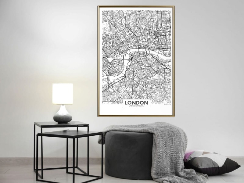 Plakat - Plan miasta: Londyn