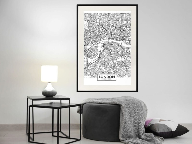 Plakat - Plan miasta: Londyn