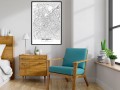 Plakat - Plan miasta: Bruksela