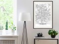 Plakat - Plan miasta: Frankfurt