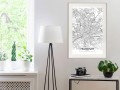 Plakat - Plan miasta: Frankfurt