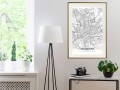 Plakat - Plan miasta: Frankfurt