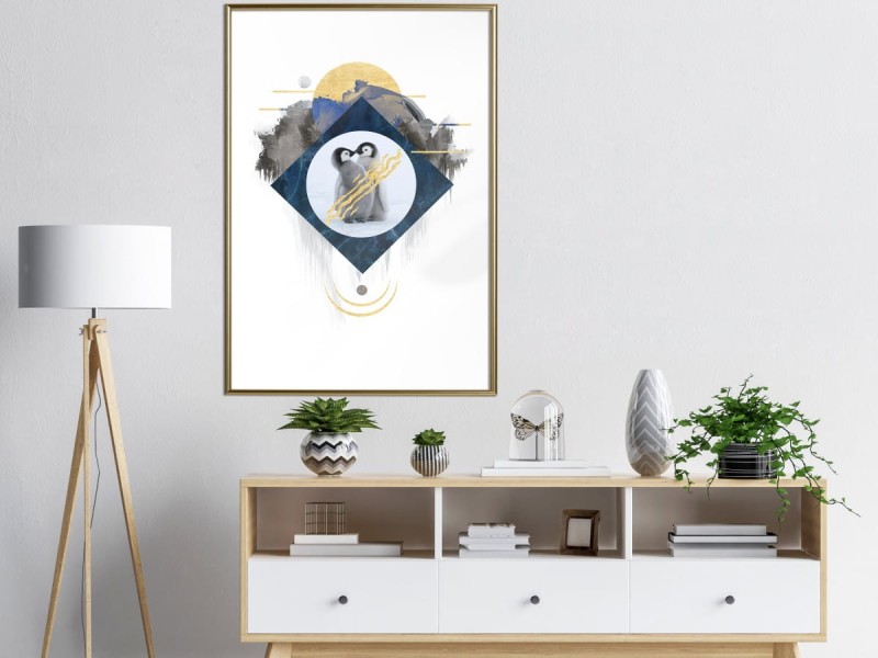 Plakat - Małe pingwiny